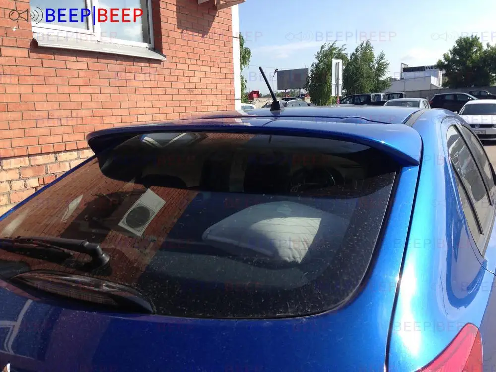 Спойлер для Mitsubishi Lancer X Sportback 2008-ABS пластик спортивный стиль Стайлинг автомобиля