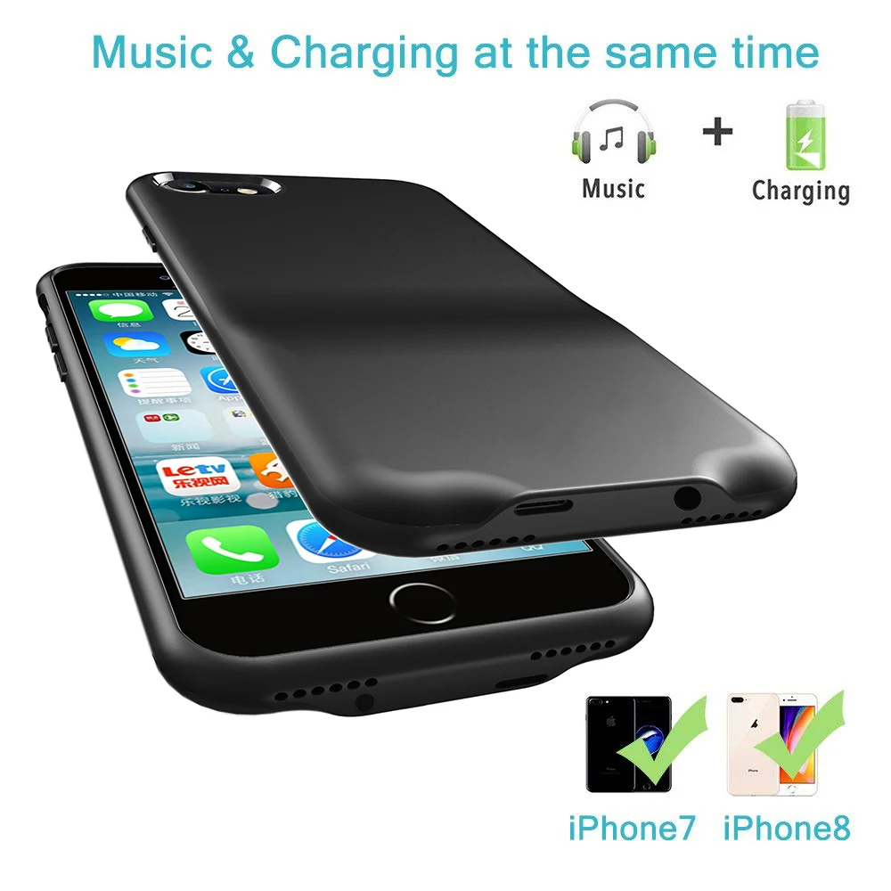 3 в 1 защитный чехол с одним Аудиоразъемом 5 мм и портом для зарядки Lightning iPhone X/8/7/8