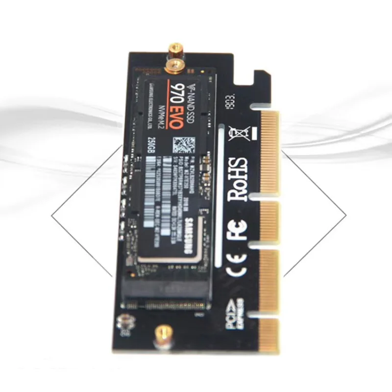 Адаптер M.2 NVME Raiser PCIE к M2 высокоскоростной совместимый светодиодный светодиодным