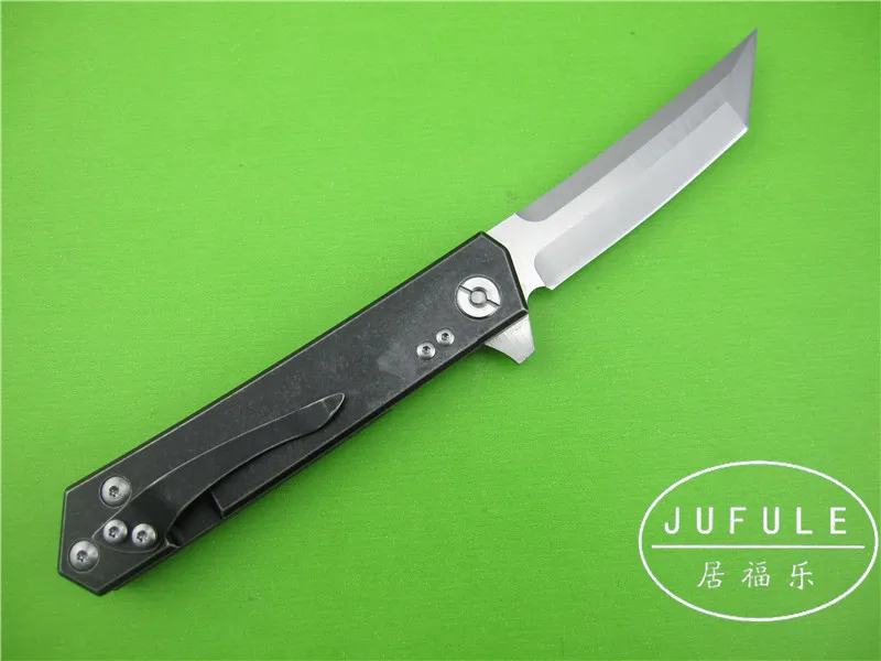 Jufule yidu Новый Самурай нож Titanium сплав подшипника D2 Многофункциональный подшипник