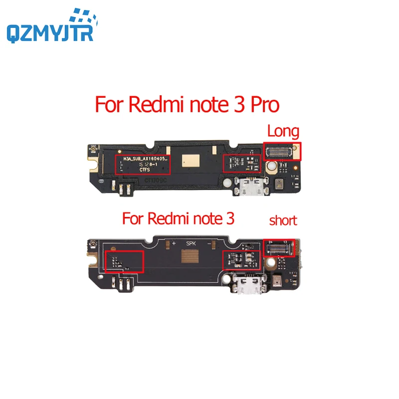 10 шт. для Xiaomi Redmi Note 3 плата с USB портом зарядки гибкий кабель разъем микрофонный