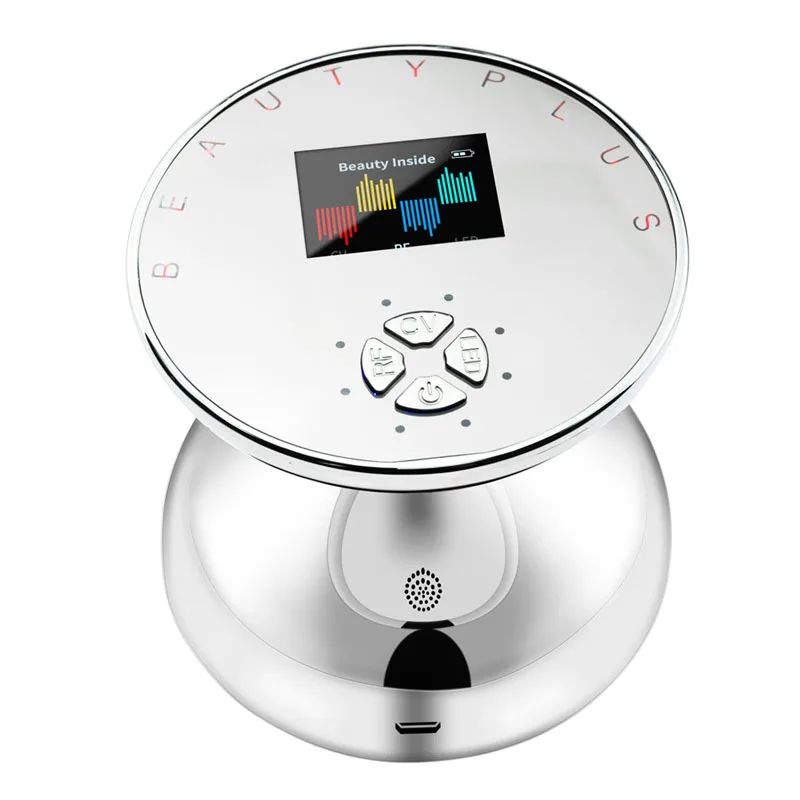 Kopen Rf Ultrasone Cavitatie Lichaam Vermagering Massage Machine Led Photon Ultrasone Therapie Vet Brander Gezicht Lifting Huidverstrakking