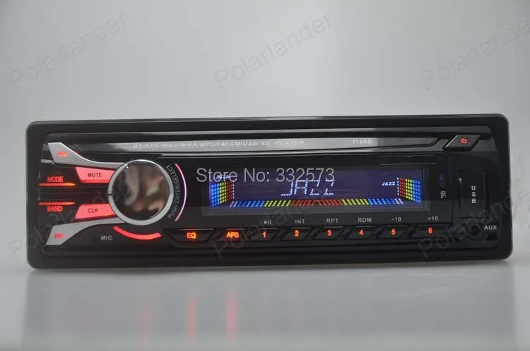 Радио-Кассетный проигрыватель автомобиля Радио bluetooth автомобиля MP3 аудио плеер Bluetooth съемный отдельный передний панель Авторадио, USB SD MMC