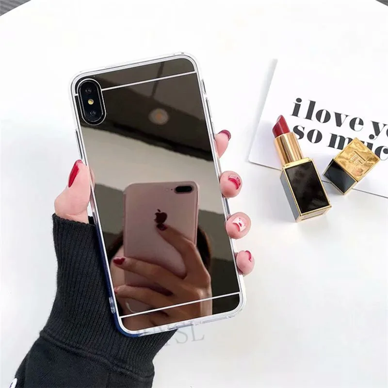 Роскошный чехол с зеркалом для huawei Y7 Y9 P Smart P20 P30 Pro Nova 4 3 3i Honor 7A 7C Pro 8X 8C 9 Коврики 10 20 Lite Coque