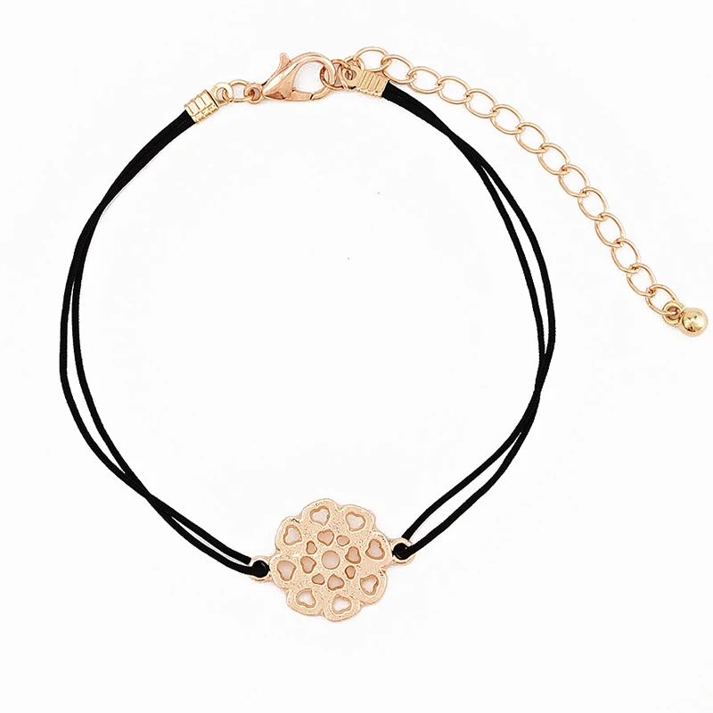Женский Многослойный кожаный браслет в стиле бохо|bracelets & bangles|femme braceletgold love bracelet |