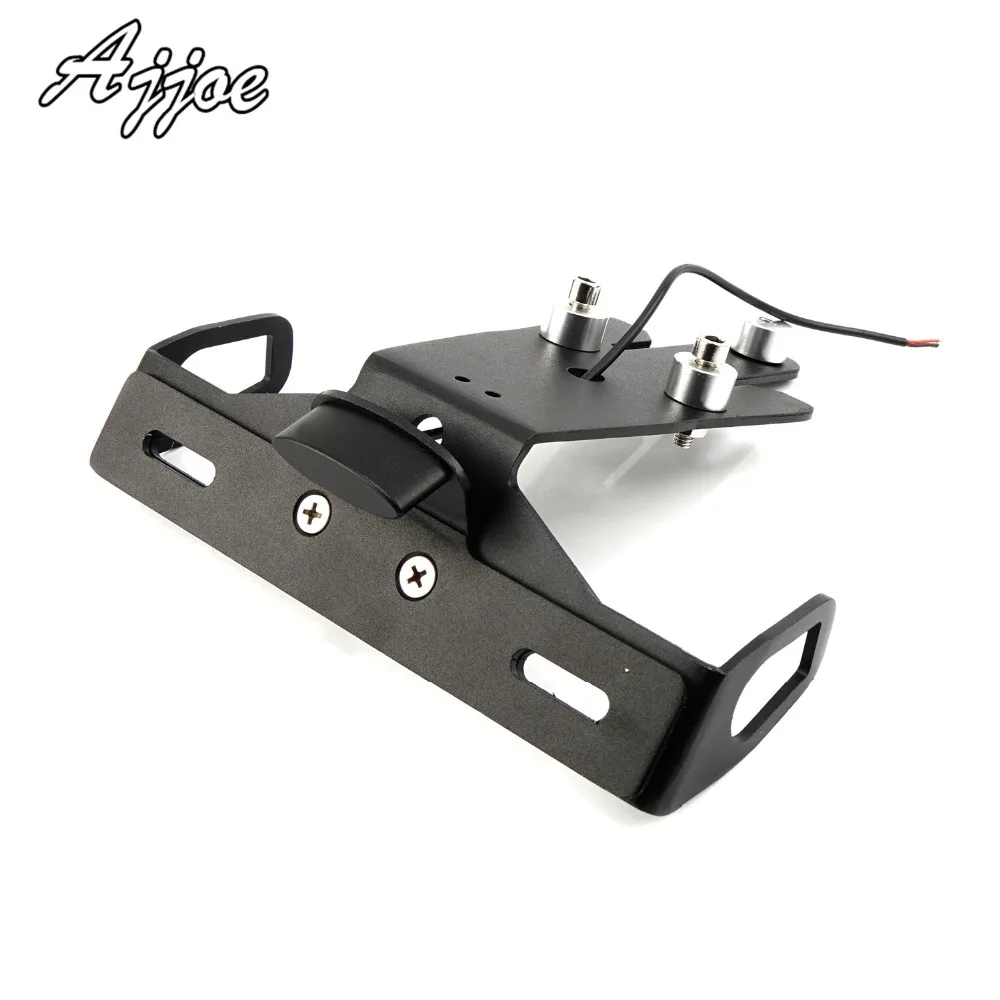 Для Kawasaki ER6N ER6F ER-6N ER-6F 2013- держатель номерного знака мотоцикла лицензионный кронштейн ХВОСТ Tidy Fender Eliminator черный