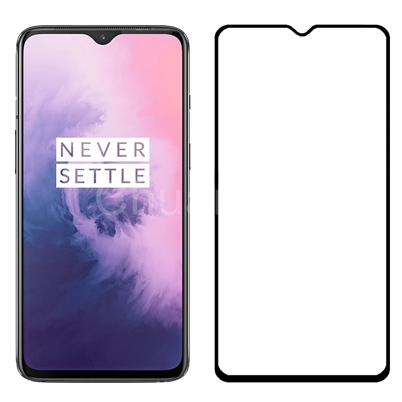 2.5D 9H Премиум Закаленное стекло для Oneplus 7 полное покрытие Защитная пленка ONEPLUS