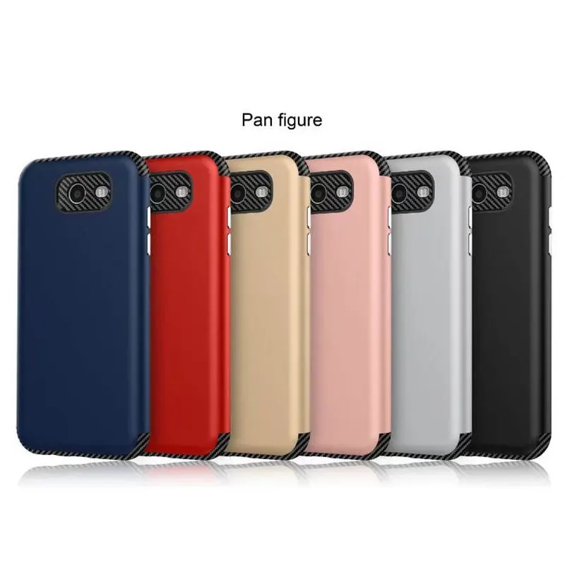 Для Samsung Galaxy J3 2017 Роскошная Крышка Случая Гибридный ТПУ Силиконовый + жесткий