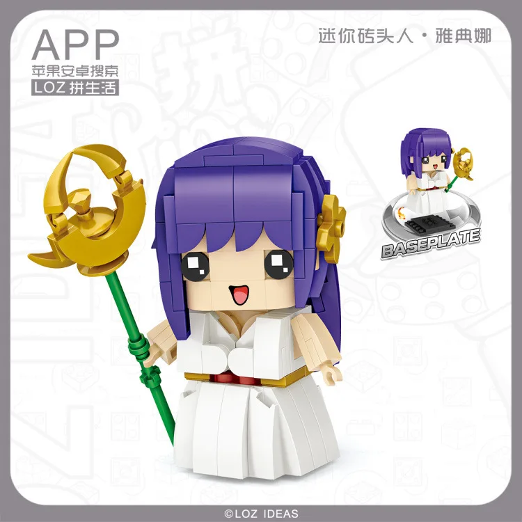 

2018 LOZ Mini Blocks Brick Toy Snow White Princess Doll Girl Character Action Figures Building Assembly Toy Bricks Educational