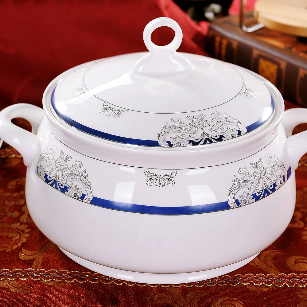 Набор чаша 56 костяного фарфора посуда набор посуды блюдо костюмы церемонии | Дом