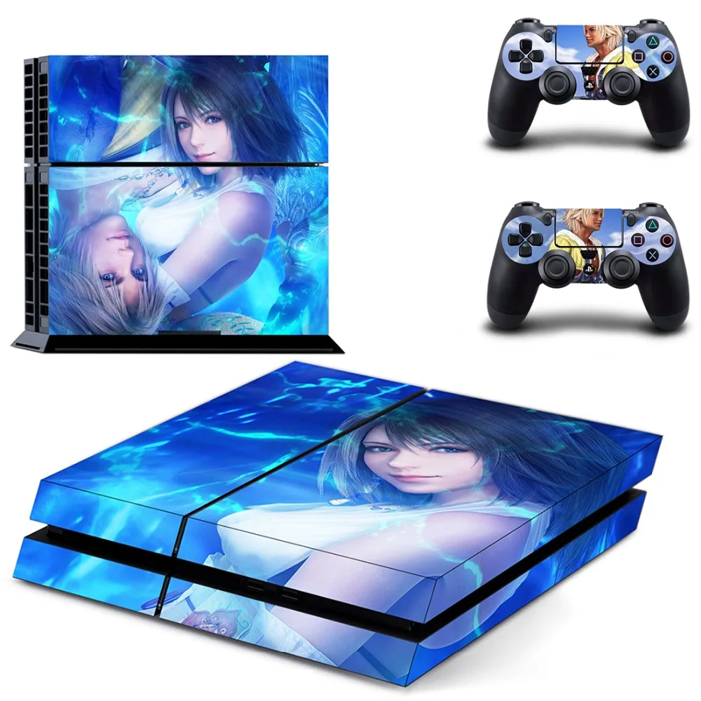 Final Fantasy XV наклейка на кожу PS4 Виниловая для консоли Playstation 4 и 2 контроллера |