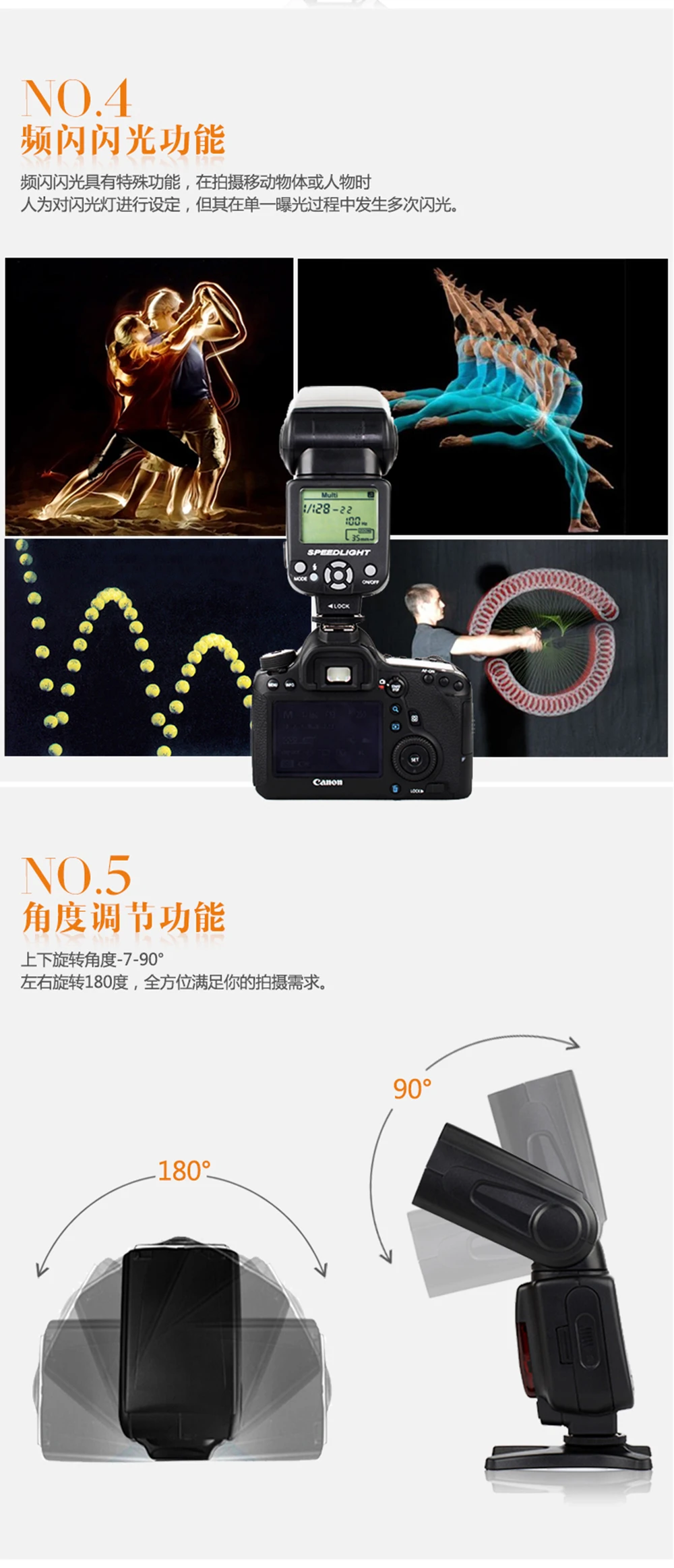 Zomei ZM430 ЖК-дисплей Дисплей Блиц Вспышка Speedlite для Nikon D5500 D3300 D7200 D3400 D5300 D500 D7500 D750 D5600 для Canon PK VK430