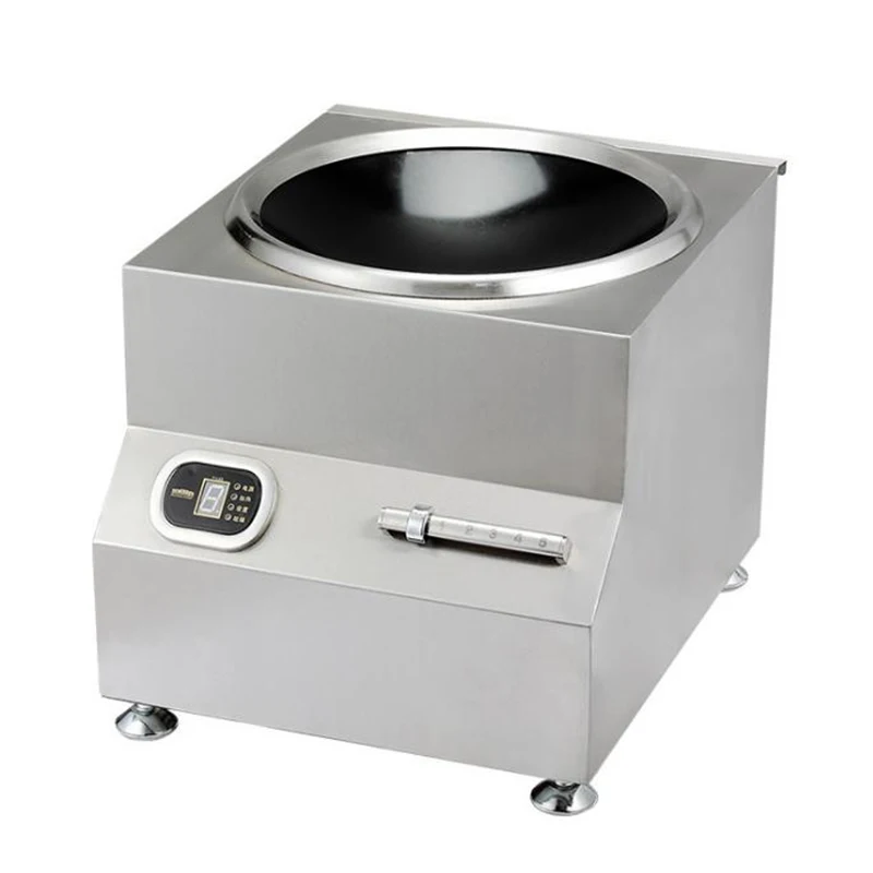 Commercial Induction Cooker 8000W Large Power Electromagnetic Oven Stainless Steel Stir-fry Furnace SMK-TSAL | Бытовая техника