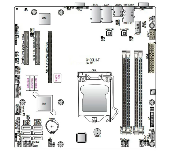 

OEM X10SLH-F single server motherboard 1150-pin C226 chipset dual Gigabit Ethernet 6 * SATA3 integrated IPMI