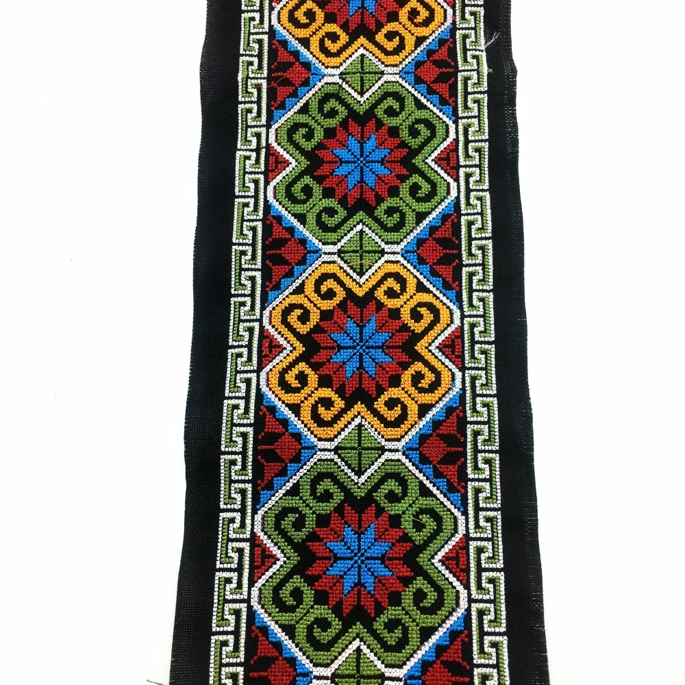 Ткань miao для вышивки вязания крючком кружевная отделка 12 см платья воротника