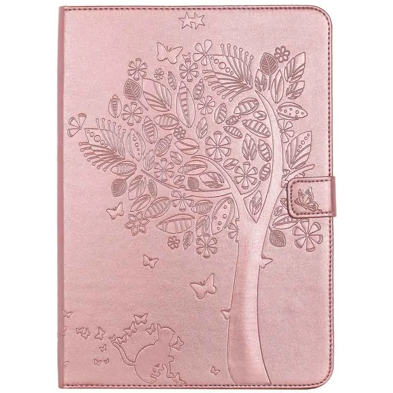 8 Для Coque iPad Air 2 Чехол кошка из тисненой искусственной кожи Магнитная застежка Стенд чехол автовключение/сна Smart Cover для iPad Air2/Air 1 - Цвет: 8