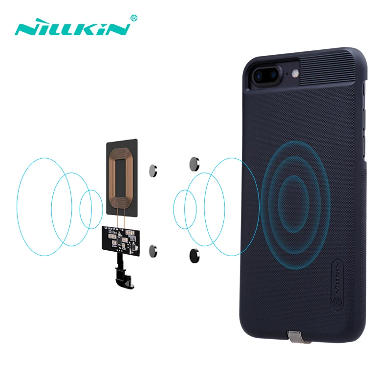 NILLKIN для iPhone 6 6S 7 7 Plus беспроводной зарядный чехол приемник Магнитный Qi беспроводной зарядный приемник Pad медная катушка патч