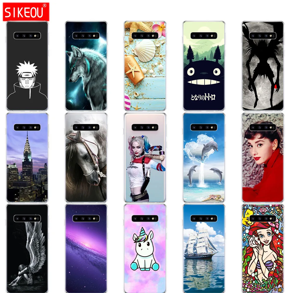 Для samsung Galaxy S10 чехол S10Plus Силиконовый ТПУ чехол для телефона S10 E чехол для samsung S10 Plus G975F S 10 SM-G973F прозрачный
