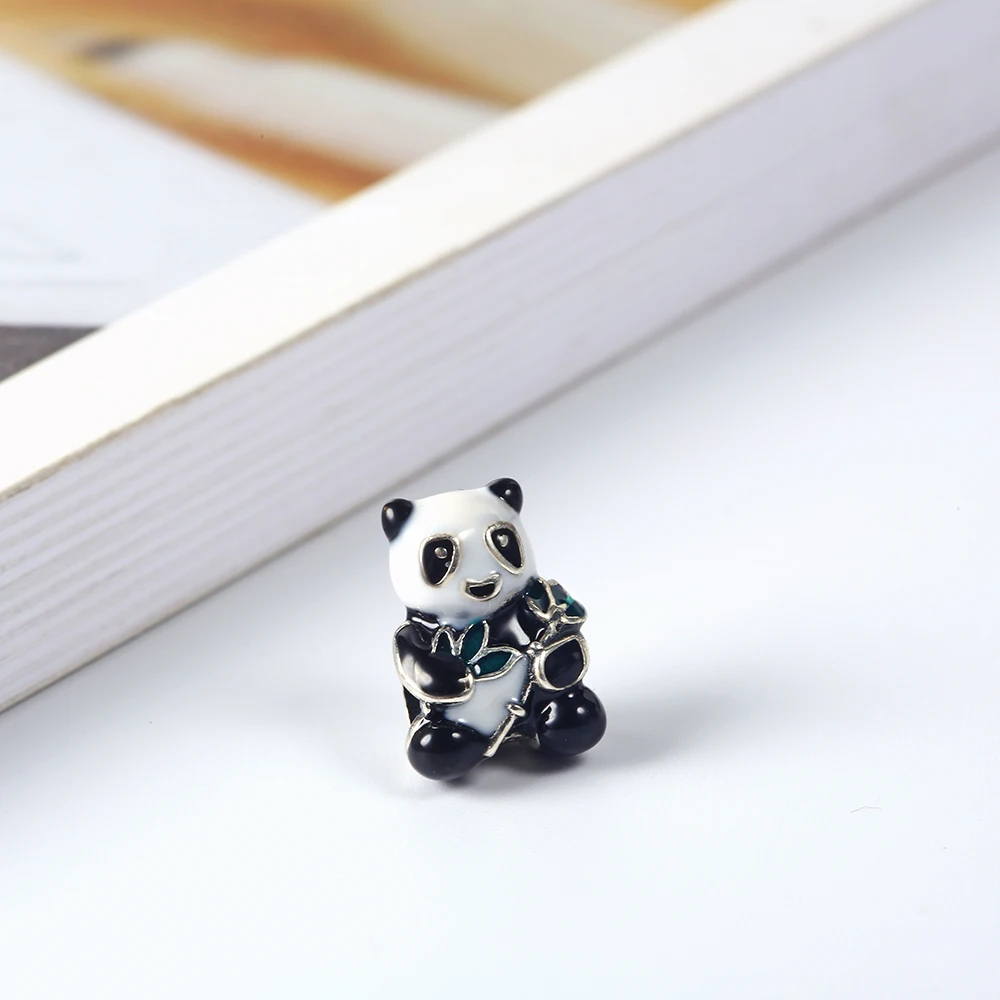 

Бусины-панды подходят для браслетов Pandora, серебро 925 пробы, оригинальные бусины, подвески из настоящего серебра 925 пробы, изготовление ювелир...