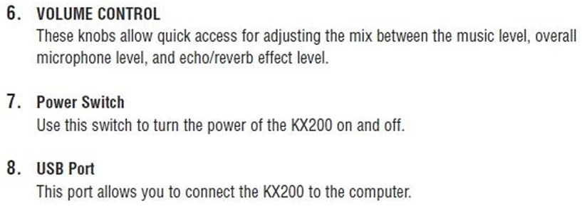 Pro KX-200 караоке микрофон цифровой процессор эффектов системы звук контроллер оборудования эффекторных с программным обеспечением к ПК