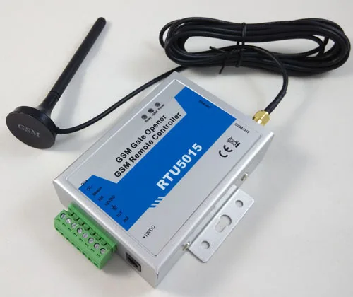RTU5015 обновленный RTU5024 GSM ворот открывания двери оператора с SMS Пульт дистанционного управления сигнализации 1 выход и 2 входа приложение