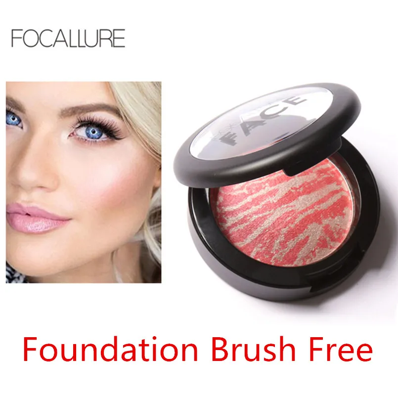 Focallure Профессиональная Косметика для лица Пудра румяна щек 6 цветов Румяна