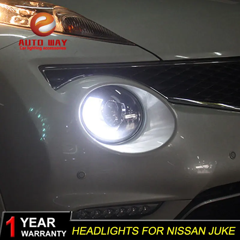 Автомобильный Стильный чехол на голову для nissan juke 2013- фары светодиодный nissan juke фары DRL Линзы Двойной Луч би-ксенон HID