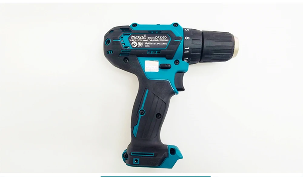 Япония Makita DF333 Аккумуляторный шуруповерт 12V литиевая батарея ручная дрель многофункциональный бытовой отвертка 1700 ОБ/мин 30/14N. М