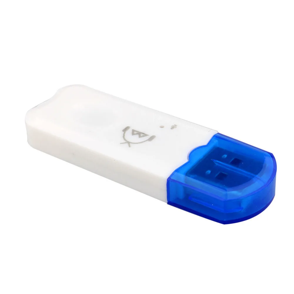 Белый Портативный автомобильный набор свободные руки беспроводной USB Bluetooth