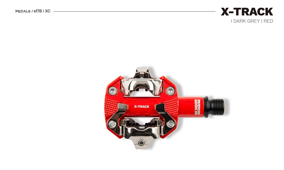 LOOK X-TRACK MTB педали с бутсами Велоспорт велосипед самоблокирующийся mtb педаль совместима с Shimano система SPD BMX Запчасти Аксессуары
