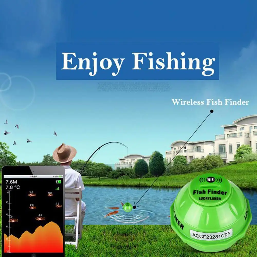 FF916 беспроводной эхолот гидролокатор эко-метр глубокое лучшее море Рыбалка укуса