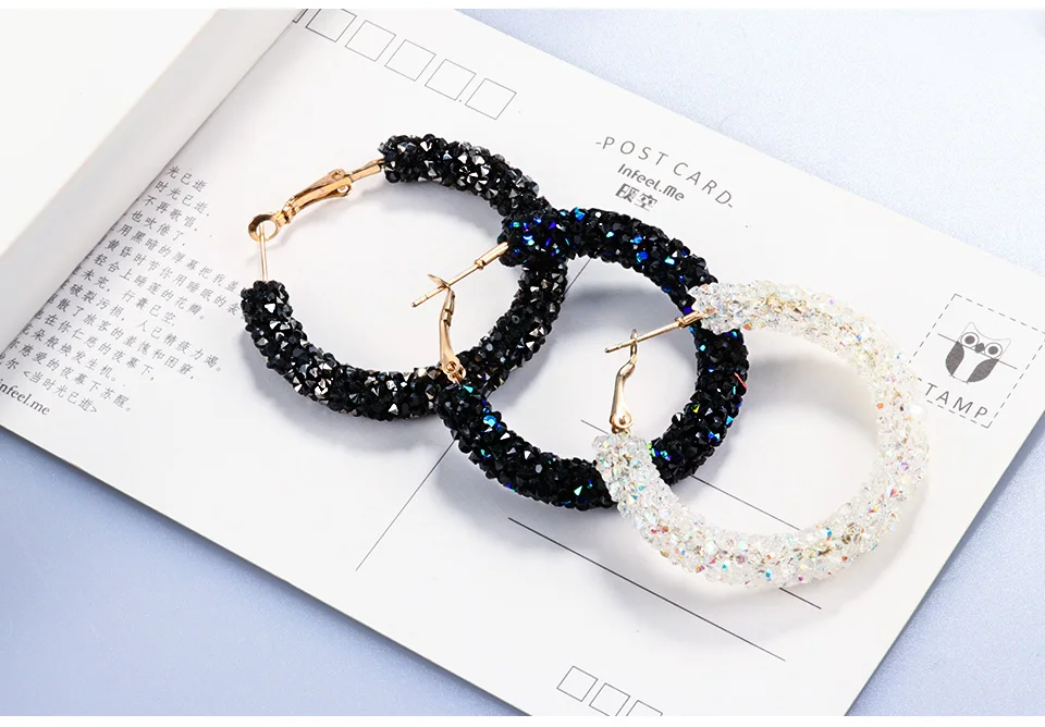 X& P винтажные корейские большие серьги для женщин, женские модные золотые серьги с кубическим цирконием, висячие серьги, серьги геометрической формы, ювелирные изделия