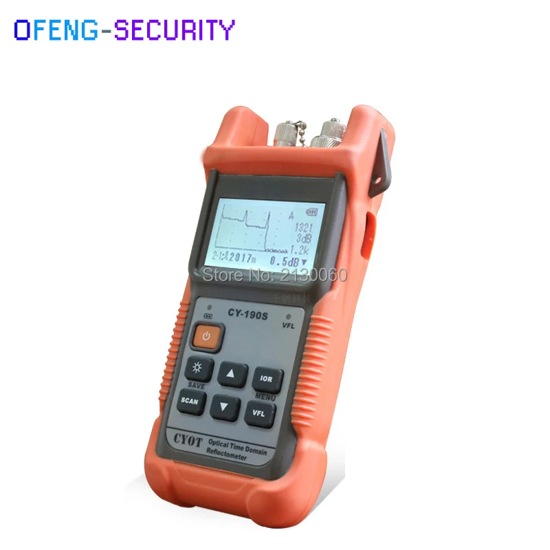 CY 190s ручной OTDR 60км тестер обнаружения дефектов волокна 1310нм детектор поломки с