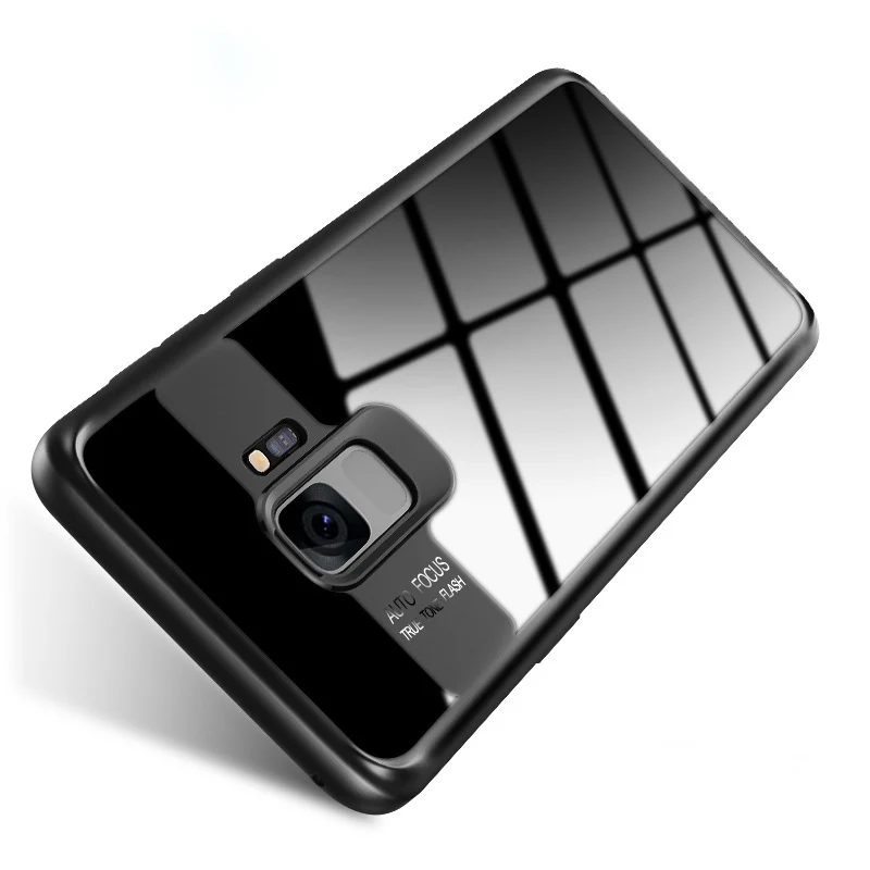 2018 новая встроенная чехол для Samsung S9 S8 Plus Полный Защитный Силиконовый ТПУ PC Galaxy Note