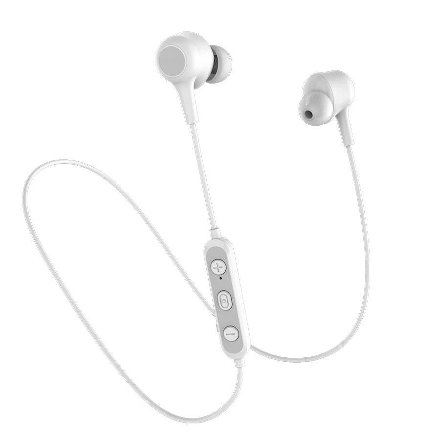 White Earphone Langsdom Bluetooth наушники для ушных телефонов Беспроводные наушники магнитные наушники с микрофоном стерео наушники Bluetooth - Цвет: White Earphone