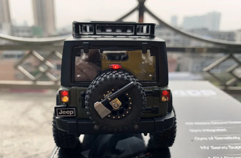 Ручная работа 1:24 RC Гусеничный gk24 альпинистская мофификация автомобиля модифицированная модель автомобиля для Wrangler