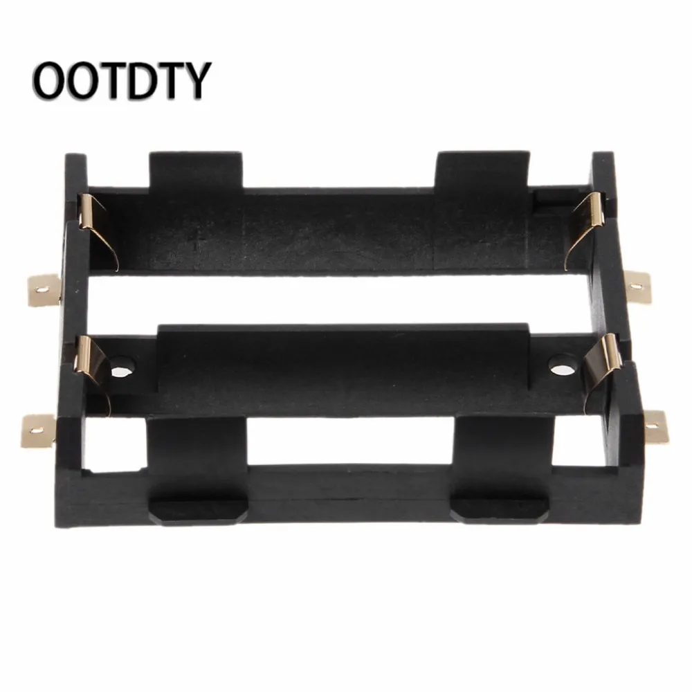 2X26650 батарея держатель SMD для 26650 черный с бронзовые значки позолоченные 2x26650 3 7 V