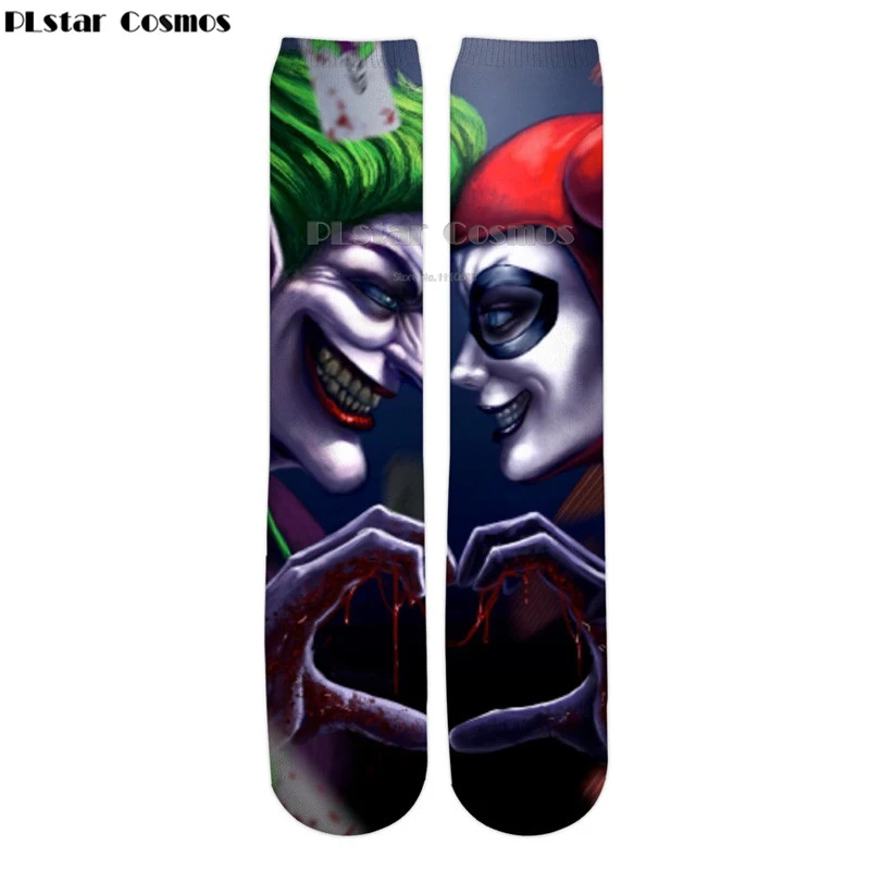 

Fashion new style men women 3d socks print anime character funny socks Cotton stocking Harajuku unisex socks