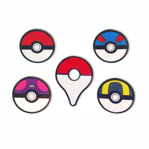 5 шт. игра Pokemon GO Pokeball Ultraball Masterball Kanto металлические значки Косплей коллекция