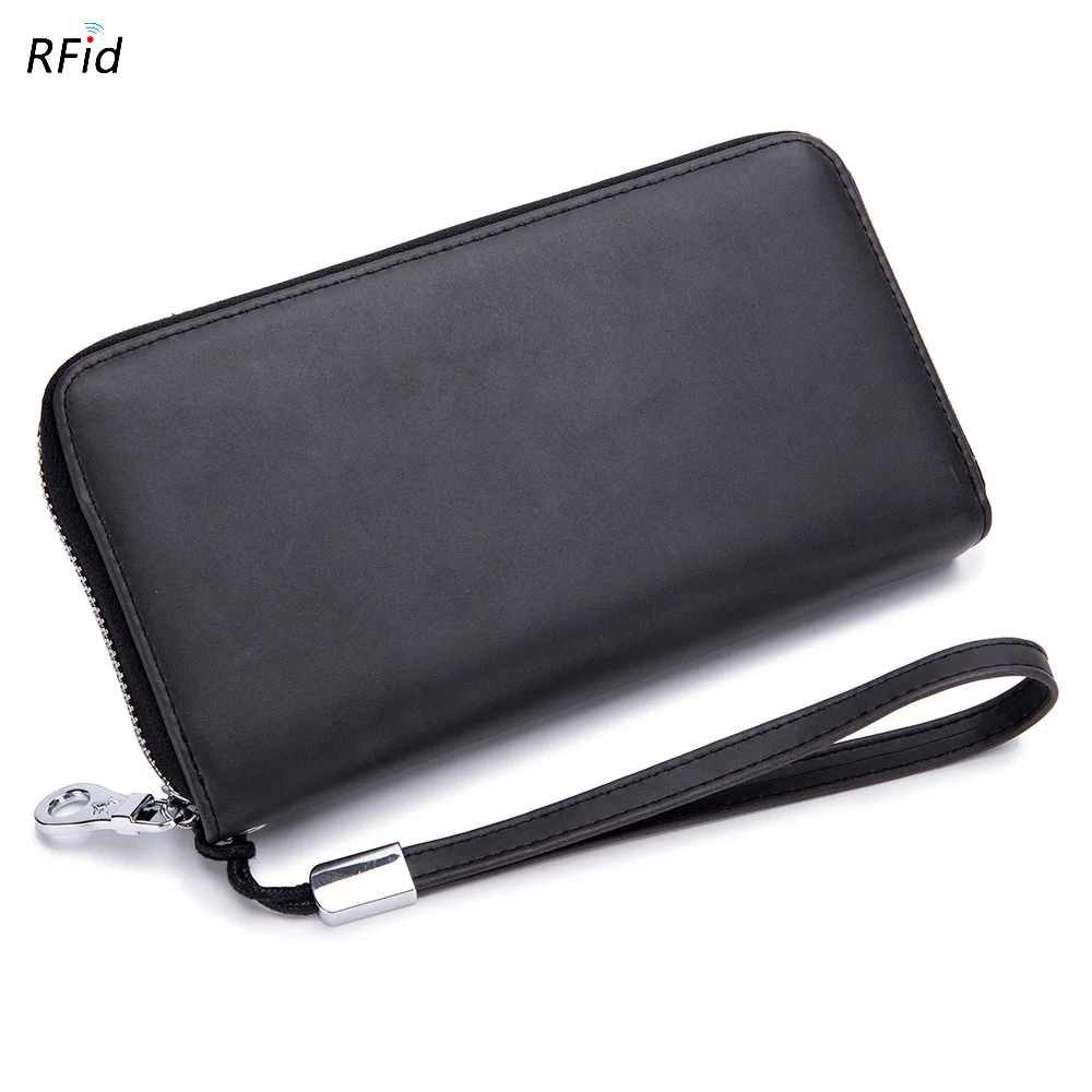Длинный кошелек WESTCREEK с RFID-защитой для женщин и мужчин минималистичный дорожный