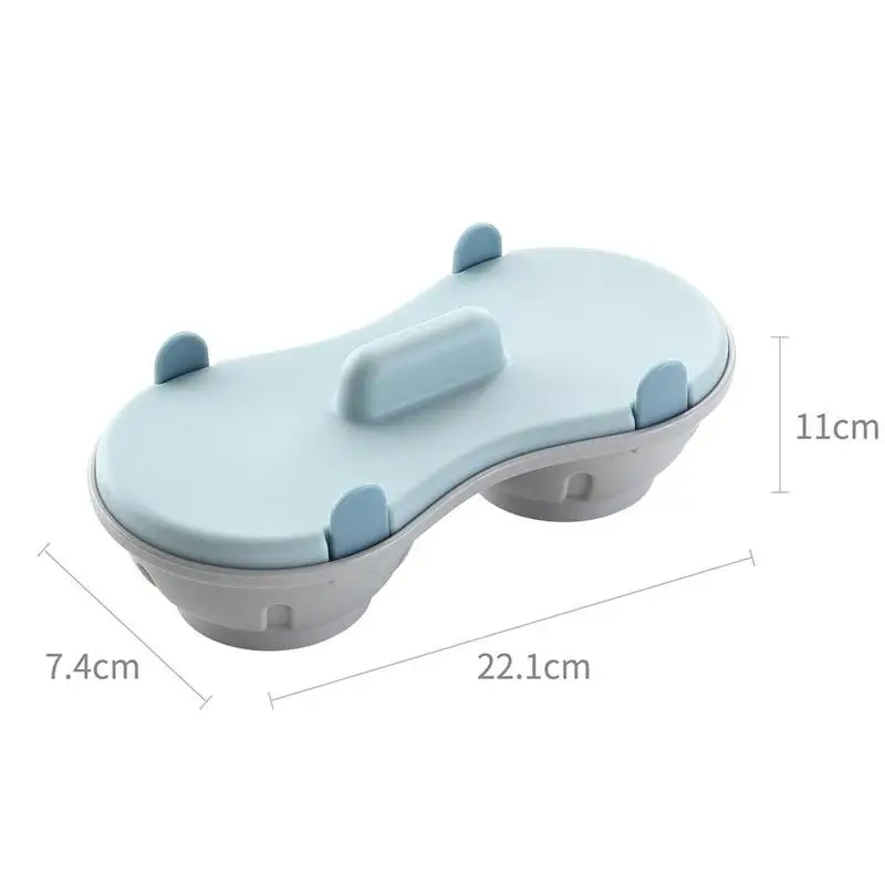 

New Plastic Egg Poacher Poaching Pods Microwave Egg Tray Egg Mold Rings Water Kitchen Cooking Tools Pancake Maker