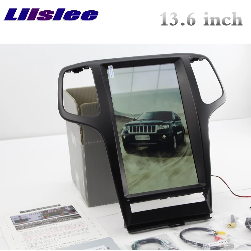 LiisLee Автомобильный мультимедийный для Jeep Grand Cherokee WK2 2009 2010 2011 2012 2013 NAVI gps wifi Аудио Радио навигационные карты 13,6 дюймов