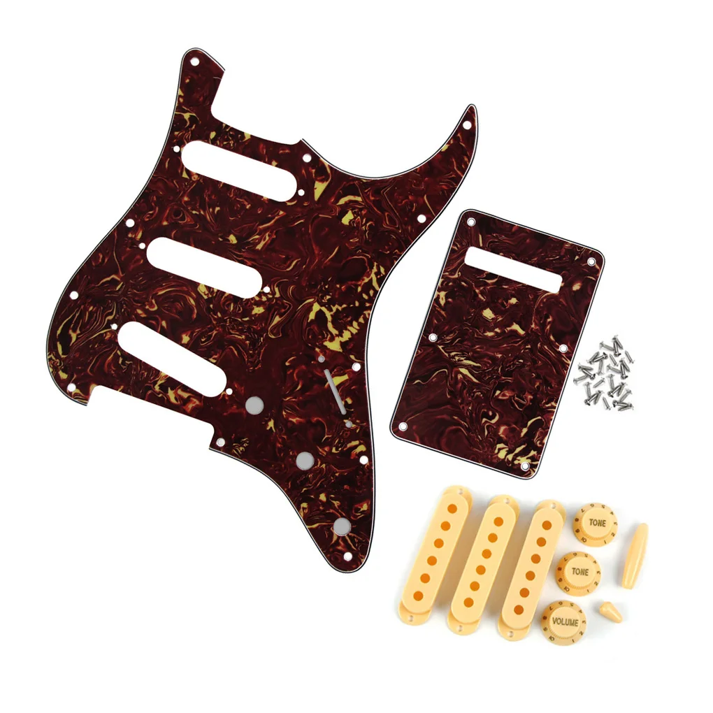 FLEOR стровая Задняя панель для гитары с 48/50/52 мм|back plate|st guitar pickguardguitar pickguard |