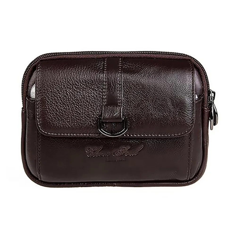Поясная Сумка из натуральной кожи для мужчин 5 3 дюйма|leather waist packs|fashion packswaist pack |