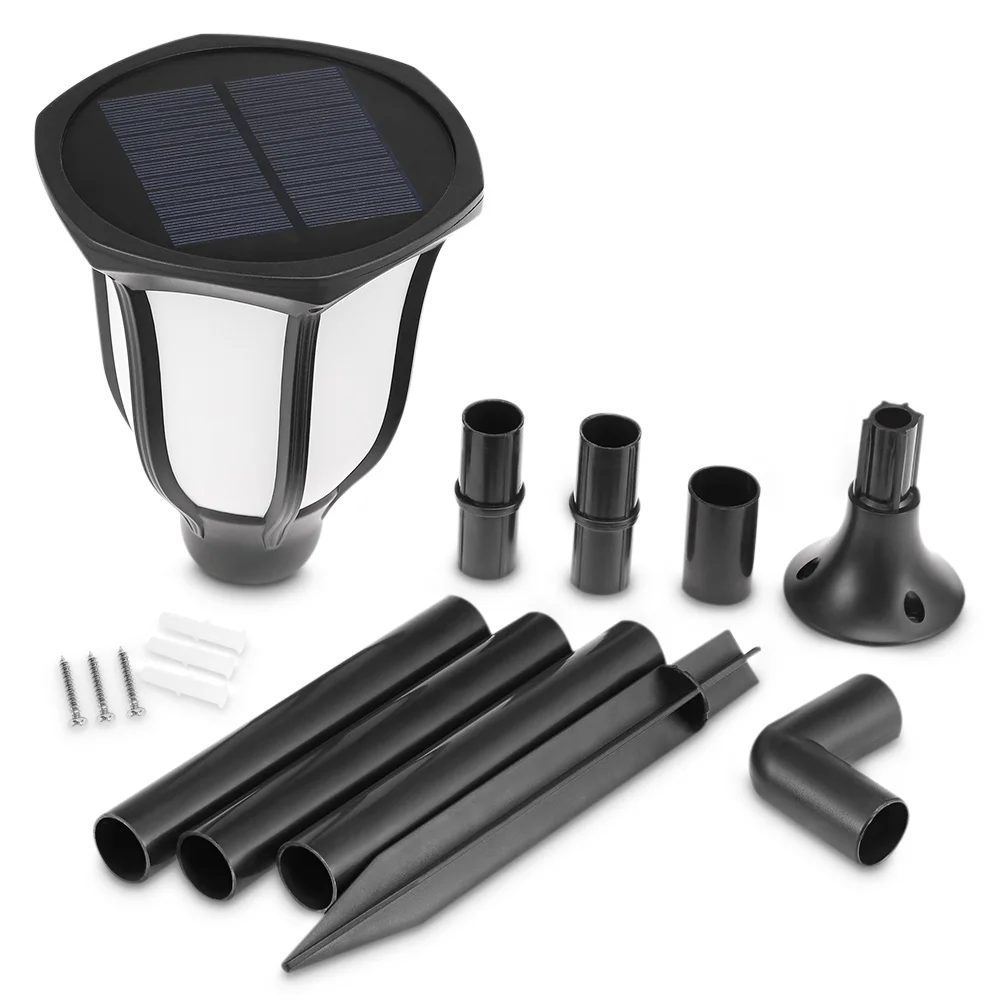 4 способа установки RGB фонарь на солнечных батареях водонепроницаемый настенный