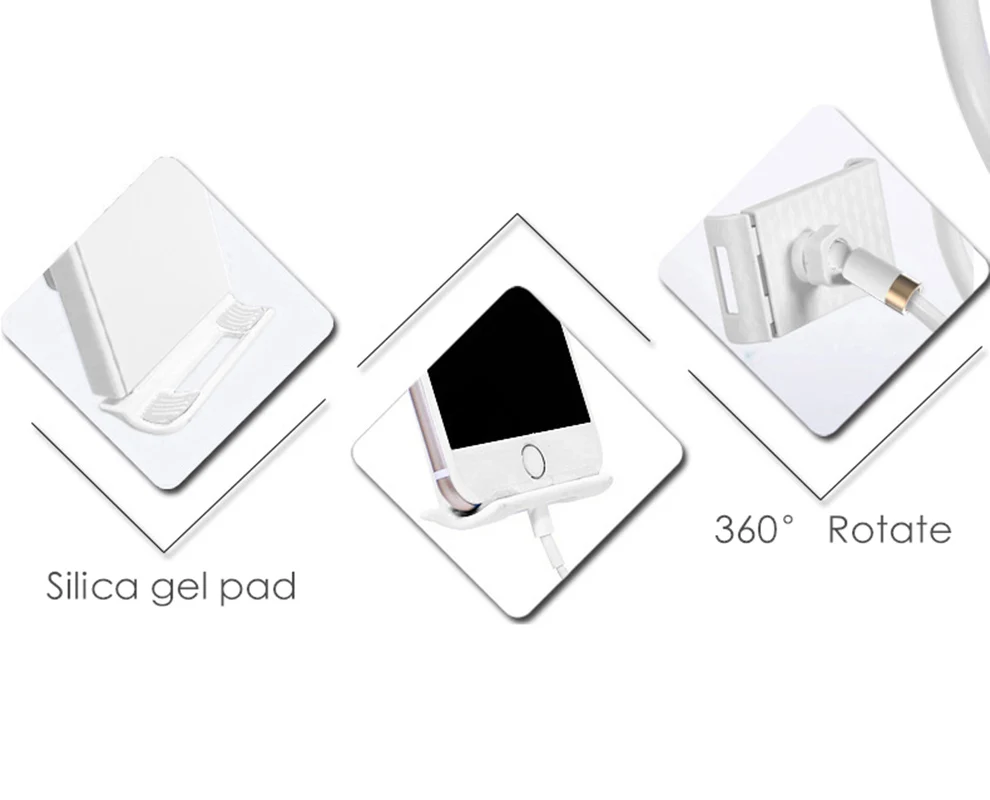 SeenDa, подставка для планшета с длинными ручками, держатель для ipad Air Mini M, ipad Kindle, регулируемая, 4,0-11 дюймов, настольная подставка для планшета, кровать, держатель для телефона