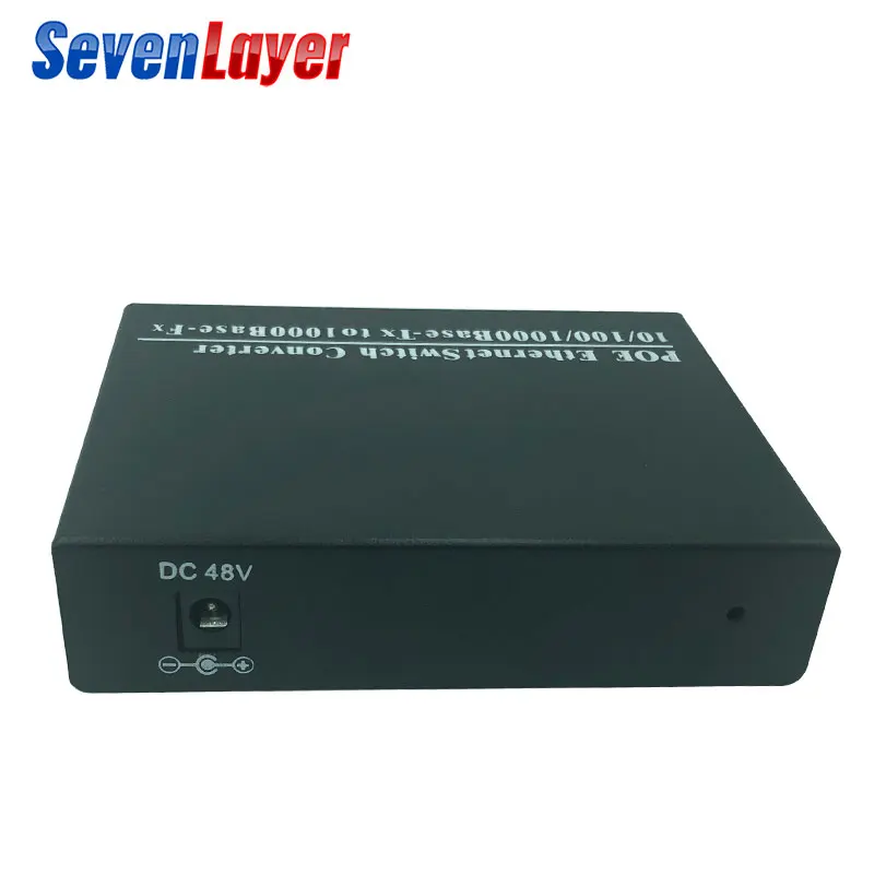Коммутатор poe 1 SC волоконный порт 4 RJ45 Gigabit ethernet 5 poe 10/100/1000 м медиаконвертер plug play fast ethernet коммутатор