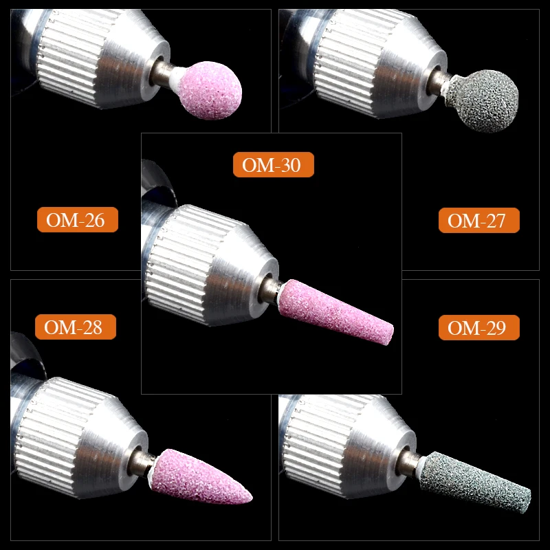 Nail Art Drill Bit Quartz Stone Rotate Cuticle Clean Cutter File Milling For Electric Manicure Machine Pedicure Tool Accessories | Красота и