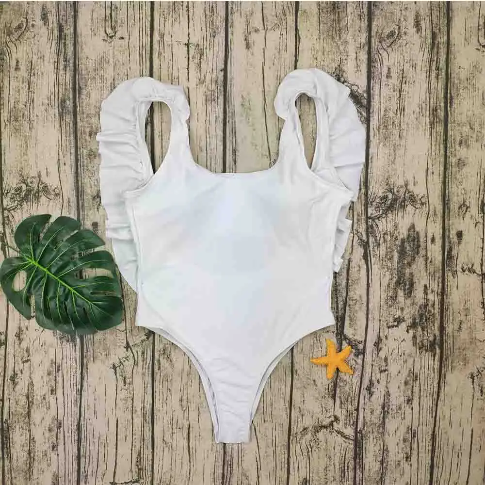 Сексуальный цельный купальный костюм Женская пляжная одежда на лето 2019