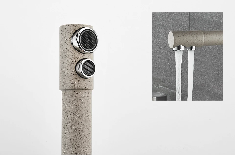 LEDEME Waterfilter краны Кухня смесители питьевой воды фильтр многоцветные Кухня кран Раковина Водопроводной воды черный, белый цвет